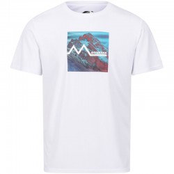 T-shirt homme de randonnée Regatta Fingal VII blanc