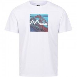 T-shirt homme de randonnée Regatta Fingal VII blanc