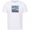 T-shirt homme de randonnée Regatta Fingal VII blanc
