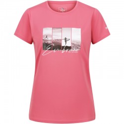 T-shirt femme de randonnée Regatta Women Fingal VII rose