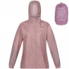 Veste de pluie pour femme Regatta Women Pack-It Jacket III rose