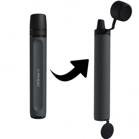 Paille avec filtre à eau Lifestraw Personal Peak Series noir Black Paille avec filtre à eau Lifestraw Personal Peak Series noir Black
