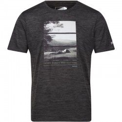T-shirt de trek et de voyage Regatta Fingal VII gris foncé
