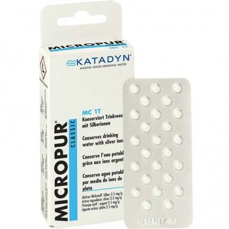 Katadyn Micropur Classic en boite de 100 comprimés Katadyn Micropur Classic en boite de 100 comprimés