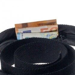 Ceinture porte-monnaie de voyage CAO noire