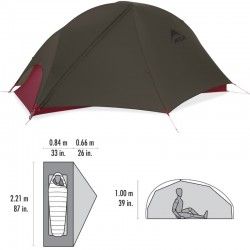 Tente de trek MSR Freelite 1 personne verte