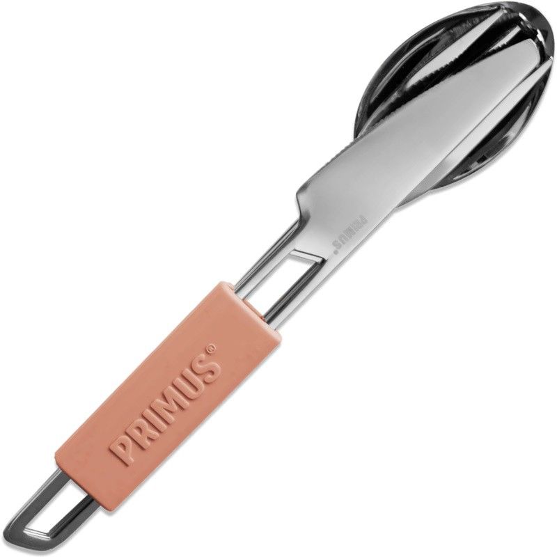 Couverts de trekking Primus Leisure Cutlery Set Salmon Pink rose saumon