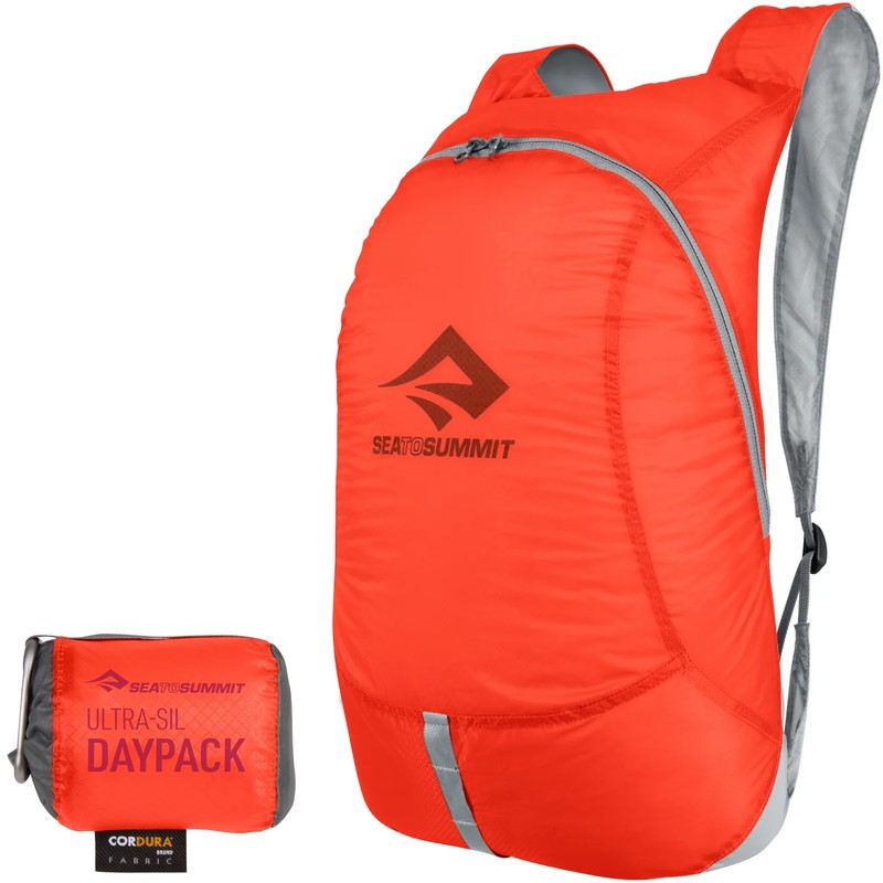 Sac à dos léger et compact Sea to Summit Ultra-Sil Daypack 20 litres Spicy orange