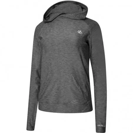 Sweat capuche sport femme Dare2b Sprint City Hoodie gris Taille S