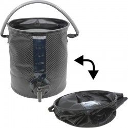 Seau pliable de camping avec robinet CAO 10 litres