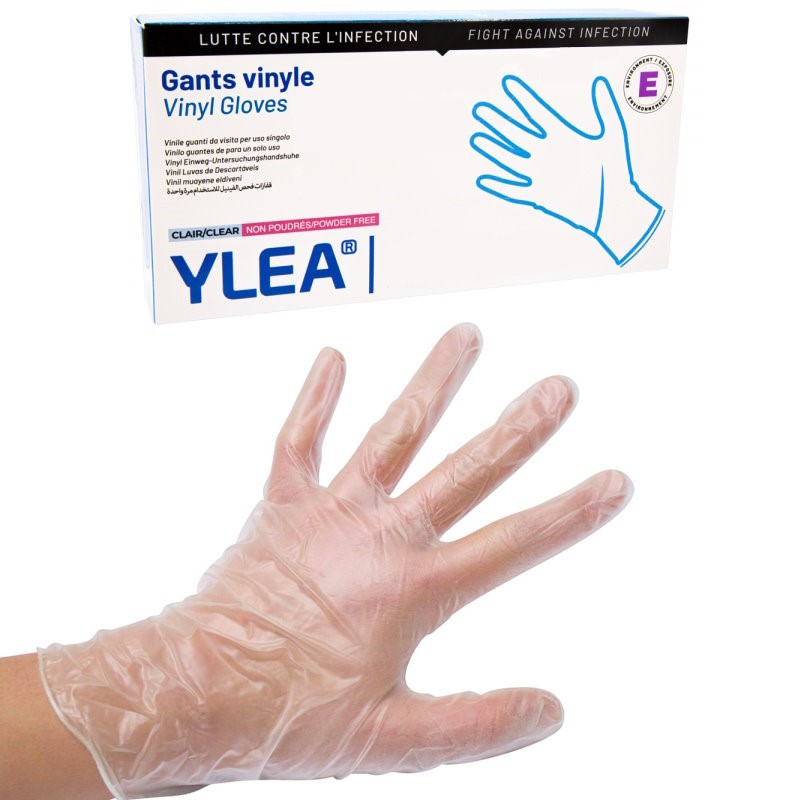 Sachet de gants en vinyle Ylea pour trousse de secours
