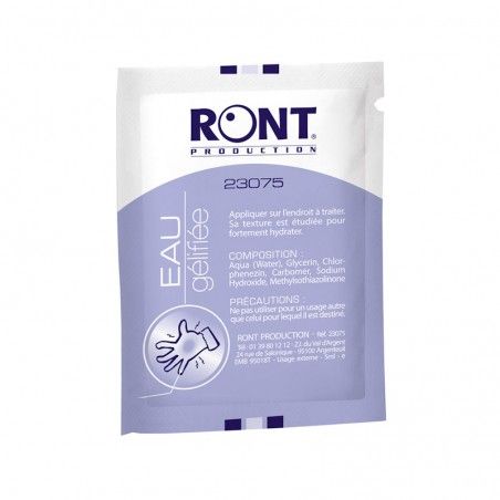 Gel pour brûlure Ront en sachet d'eau gélifiée Gel pour brûlure Ront en sachet d'eau gélifiée