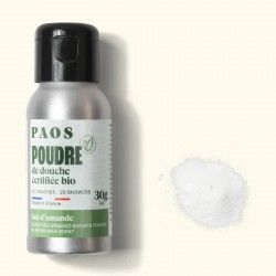 Gel douche en poudre bio Paos au lait d'amande