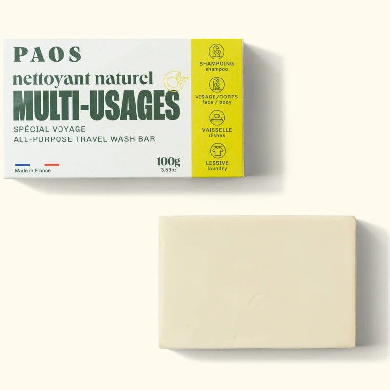 Savon nettoyant naturel multi-usages Paos