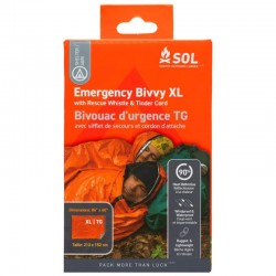 Sursac de bivouac d'urgence Emergency Bivvy XL 2 personnes SOL