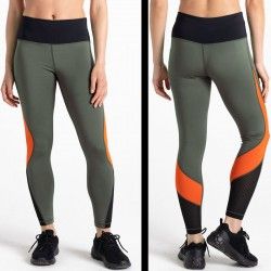 Legging de fitness Dare2b Move vert Lichen Green Rusty Orange