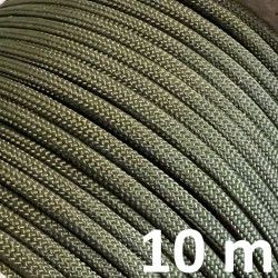 Cordelette paracorde EDCX Nylon Paracord 550 vert armée en lot de 10 mètres