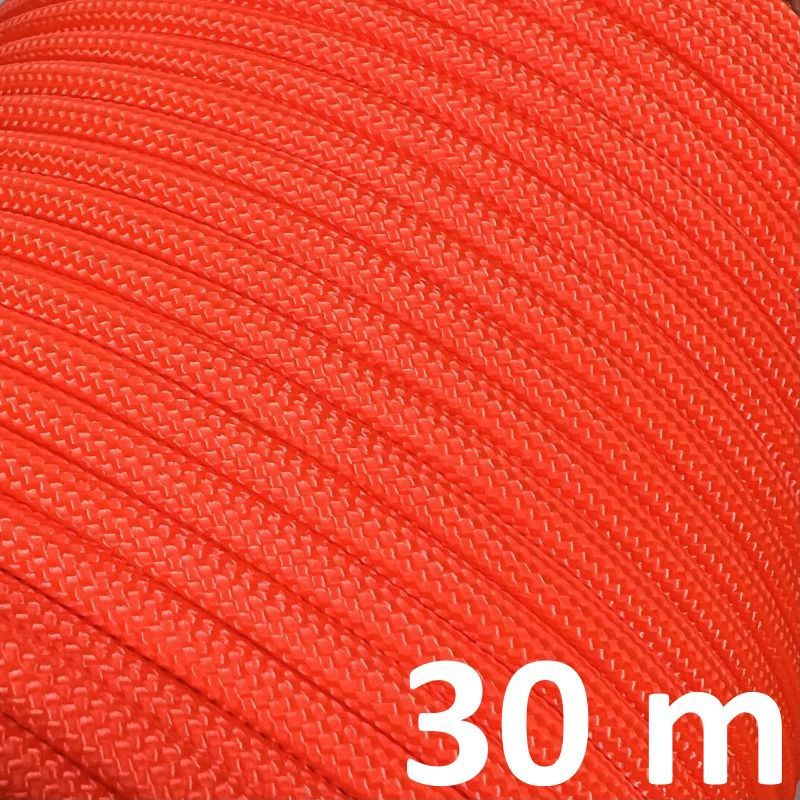 Cordelette paracorde 550 nylon 30 mètres EDCX Paracord orange