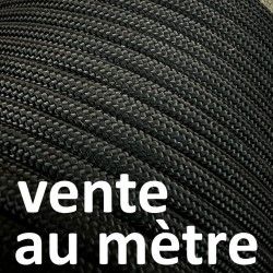 Cordelette paracorde 550 EDCX Nylon Paracord noire en vente au mètre