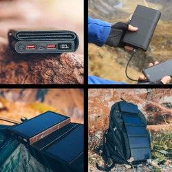 Chargeur solaire Sunslice Electron : batterie nomade et panneau solaire