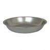Assiette en inox CAO d'un diamètre de 19 cm