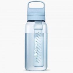 Gourde avec filtre à eau intégré Lifestraw Go 1L bleue Icelandic