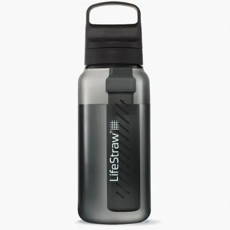 Gourde avec filtre Lifestraw Go 1 L noire Nordic Black Gourde avec filtre Lifestraw Go 1 L noire Nordic Black
