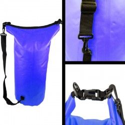 Sac étanche 40 L CAO avec bandoulière de couleur bleue