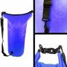 Sac étanche 40 L CAO avec bandoulière de couleur bleue