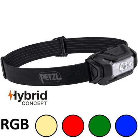 Lampe Petzl Aria 1 RGB Hybrid noire