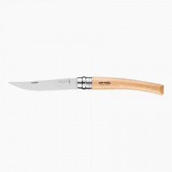 Couteau pliant Opinel n°10 effilé avec manche en bois de hêtre