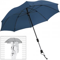 Parapluie de trekking Euroschirm Swing Handsfree bleu marine