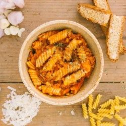Plat stérilisé Forestia Fusilli bolognaise avec kit autochauffant