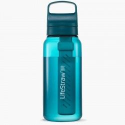 Gourde filtre Lifestraw Go Series 1L bleu turquoise Laguna Teal