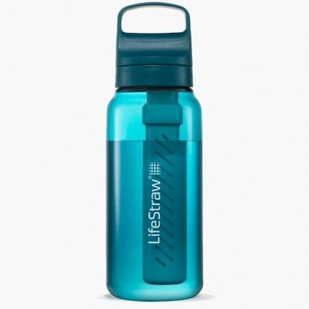 Gourde filtre Lifestraw Go Series 1L bleu turquoise Laguna Teal Gourde filtre Lifestraw Go Series 1L bleu turquoise Laguna Teal
