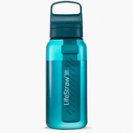 Gourde filtre Lifestraw Go Series 1L bleu turquoise Laguna Teal Gourde filtre Lifestraw Go Series 1L bleu turquoise Laguna Teal