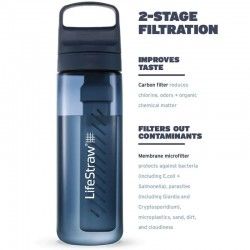 Gourde filtrante Lifestraw Go Series avec 2 étages de filtration