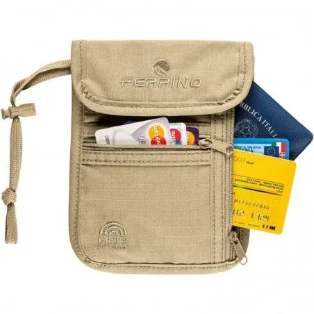 Pochette de voyage tour de cou Ferrino Anouk RFID sable Pochette de voyage tour de cou Ferrino Anouk RFID sable