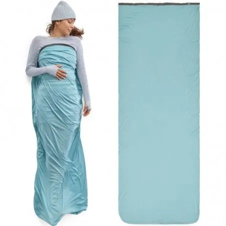 Drap Sea to Summit Comfort Blend Liner rectangulaire Drap Sea to Summit Comfort Blend Liner rectangulaire