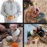 Tasse pliable Sea to Summit Collapsible Cup Frontier bleue