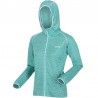 Micro-polaire avec capuche Regatta Women Yonder Hoodie turquoise