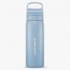 Gourde avec filtre à eau inclus Lifestraw Go Stainless Steel 530 ml bleue Icelandic Blue