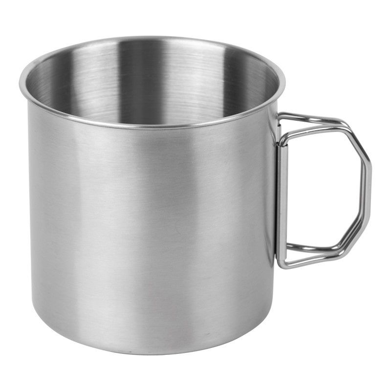 Tasse quart inox avec poignée rabattable CAO 35 cl