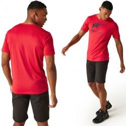 T-shirt de sport Regatta Fingal VIII rouge