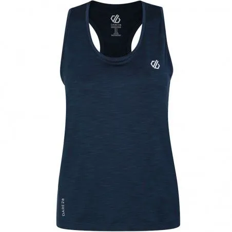 T-shirt femme Dare2b Modernize II Vest bleu T-shirt femme Dare2b Modernize II Vest bleu