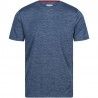 T-shirt homme de sport Regatta Fingal Edition bleu chiné