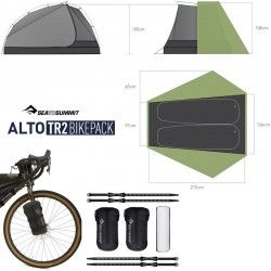 Tente de randonnée à vélo Alto TR2 Bikepack Sea to Summit