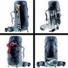 Sac à dos de randonnée Deuter Aircontact Lite 45+10 SL bleu Ink Jade