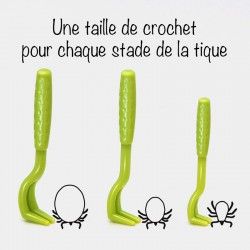 Tire-tiques Tick Remover CAO en lot de 3