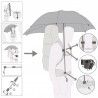 Parapluie pour sac à dos Euroshirm Swing Backpack Handsfree noir